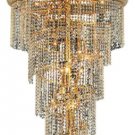 Adrienne 28-Light 30"D Crystal Chandelier 1530SR30G-RC