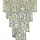 Adrienne 41-Light 48"D Crystal Chandelier 1530SR48C-SS