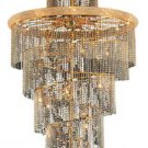 Adrienne 41-Light 48"D Crystal Chandelier 1530SR48G-SA