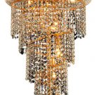 Adrienne 8-Light 16"D Crystal Chandelier 1531SR16G-SA