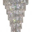 Adrienne 26-Light 36"D Crystal Chandelier 1531SR36C-SS