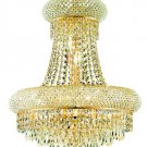 Adele 8-Light 16"D Crystal Chandelier 1531D16G-EC