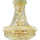 Adele 14-Light 20"D Crystal Chandelier 1531D20G-EC
