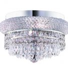 Adele 4-Light 12"D Crystal Flush Mount 1531F12C-EC
