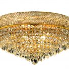 Adele 10-Light 20"D Crystal Flush Mount 1531F20G-SA