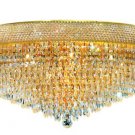Adele 20-Light 36"D Crystal Flush Mount 1531F36G-RC