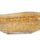 Adele 18-Light 20"D Crystal Flush Mount 1531F36SG-SA