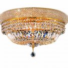 Adele 10-Light 20"D Crystal Flush Mount 1533F20G-EC