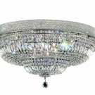 Adele 20-Light 36"D Crystal Flush Mount 1533F36C-RC