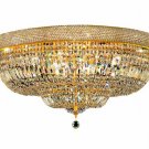 Adele 20-Light 36"D Crystal Flush Mount 1533F36G-RC