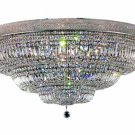 Adele 33-Light 48"D Crystal Flush Mount 1533F48C-EC