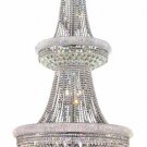 Adele 32-Light 36"D Crystal Chandelier 1533G36C-SS