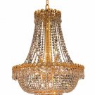 Agathe 12-Light 20"D Crystal Chandelier 1615D20G-SA