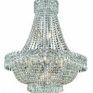 Agathe 12-Light 24"D Crystal Chandelier 1615D24C-SA