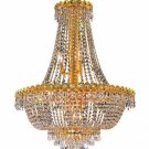 Agathe 12-Light 24"D Crystal Chandelier 1615D24G-RC