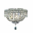 Agathe 4-Light 12"D Crystal Flush Mount 1615F12C-RC