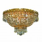 Agathe 4-Light 16"D Crystal Flush Mount 1615F16G-RC
