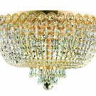 Agathe 6-Light 18"D Crystal Flush Mount 1615F18G-RC