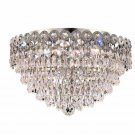 Agathe 4-Light 16"D Crystal Flush Mount 1617F16C-RC