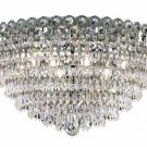 Agathe 9-Light 20"D Crystal Flush Mount 1617F20C-EC