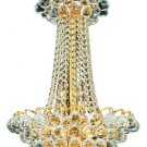 Brigitte 9-Light 16"D Crystal Chandelier 6890D16G-SS