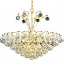 Brigitte 8-Light 22"D Crystal Chandelier 6890D22G-EC