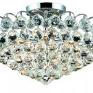 Brigitte 9-Light 21"D Crystal Flush Mount 6890F21C-RC