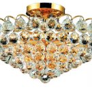 Brigitte 9-Light 21"D Crystal Flush Mount 6890F21G-SS