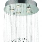 Bernadette 5-Light 16"D Crystal Chandelier 1704D16C-RC