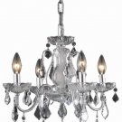 Christiane 4-Light 17"D Crystal Chandelier 1713D17C-EC