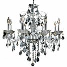 Christiane 8-Light 26"D Crystal Chandelier 1713D26C-SS