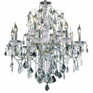 Christiane 12-Light 28"D Crystal Chandelier 1713D28C-SA