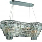 Chantal 14-Light 16"D Crystal Chandelier 6904D40C-SA