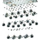 Bernadette 4-Light 8"D Crystal Chandelier 1718D16C-RC