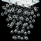 Bernadette 6-Light 12"D Crystal Chandelier 1718D20C-SS