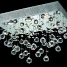 Bernadette 6-Light 12"D Crystal Flush Mount 1718F20C-EC