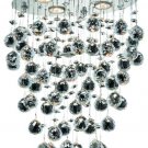 Bernadette 4-Light 11.5"D Crystal Chandelier 1719D16C-SA