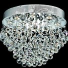 Bernadette 8-Light 16"D Crystal Flush Mount 1719F24C-SS