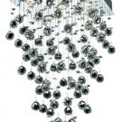 Bernadette 5-Light 16"D Crystal Chandelier 1720D16C-SS