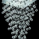 Bernadette 5-Light 20"D Crystal Chandelier 1720D20C-SS