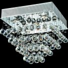 Bernadette 5-Light 16"D Crystal Flush Mount 1720F16C-SA
