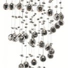 Bernadette 5-Light 16"D Crystal Chandelier 1721D16C-SS