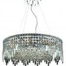 Chantal 12-Light 28"D Crystal Chandelier 1727D28C-SA