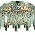 Chantal 4-Light 12"D Crystal Flush Mount 1727F12C-RC