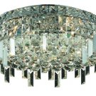 Chantal 5-Light 16"D Crystal Flush Mount 1727F16C-EC