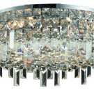 Chantal 6-Light 20"D Crystal Flush Mount 1727F20C-SS