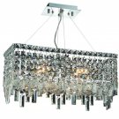 Chantal 4-Light 10"D Crystal Chandelier 1730D20C-SS