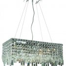 Chantal 6-Light 12"D Crystal Chandelier 1730D24C-SS