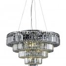 Chantal 14-Light 26"D Crystal Chandelier 1731D26C-RC