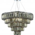 Chantal 17-Light 30"D Crystal Chandelier 1731D30C-GT-RC